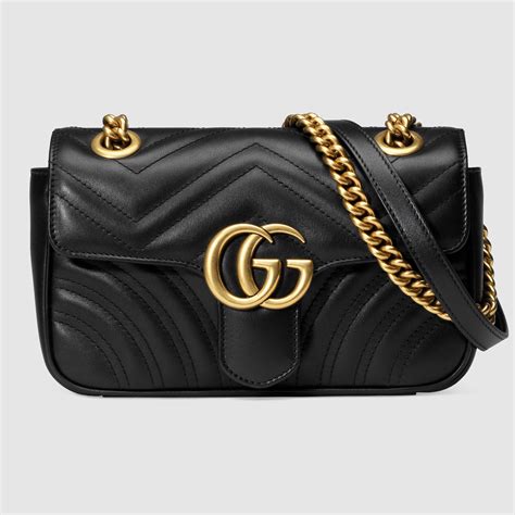 gucci black bag mini